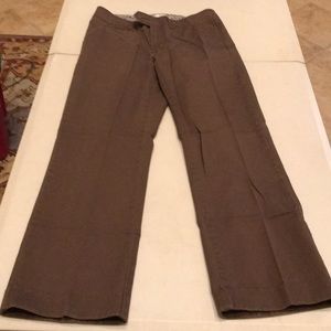 Lee midrise bootcut size 6 brown pants